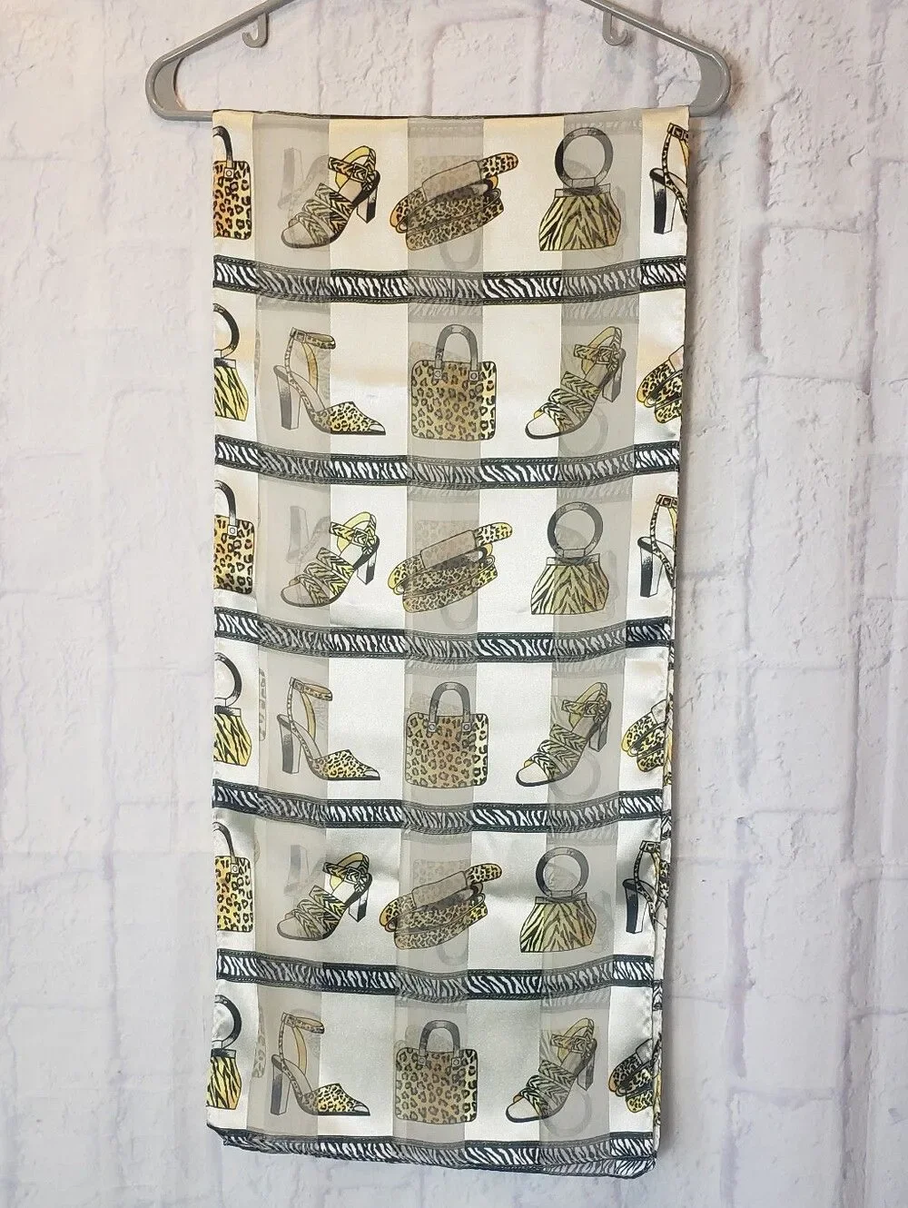 Sheer Lightweight Scarf Animal Print Shoes & Bags Print